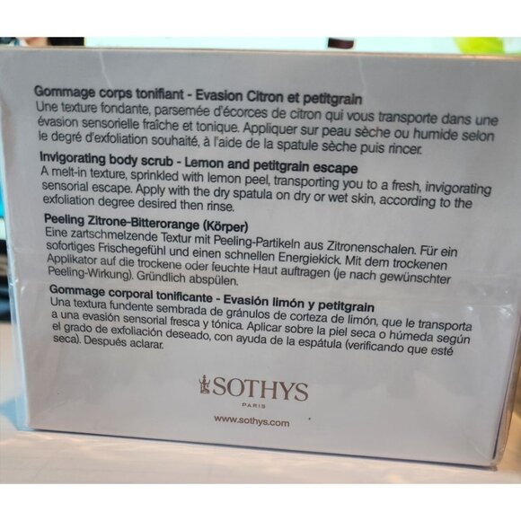 Sothys Paris Gommage corps Tonifiant invigorating body scrub 6.76 oz - Picture 5 of 9